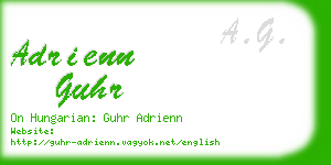 adrienn guhr business card
